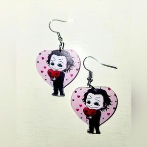 ❤️ New Michael Myers Cute Horror Earrings